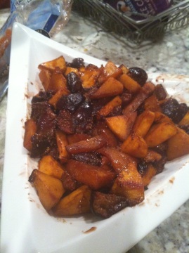 Carmalized Butternut Squash and Fig 